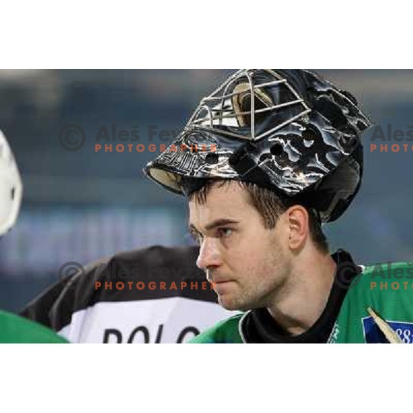 Markus Korhonen at ice-hockey match Tilia Olimpija- Acroni Jesenice in round 39 of Ebel league, played in Hala Tivoli, Ljubljana 30.12.2008. Tlia Olimpija won 4:3 in over-time. 