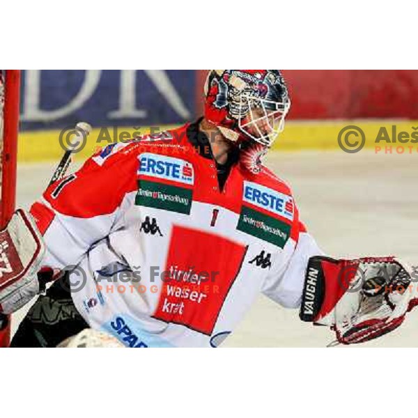 Seamus Kotyk at ice hockey match Tilia Olimpija-TWK Innsbruck in round 42 of Ebel league, played in Hala Tivoli, Ljubljana 6.1.2009 