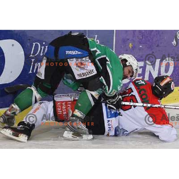 Banham at ice hockey match Tilia Olimpija- TWK Innsbruck in round 42 of Ebel league, played in Hala Tivoli, Ljubljana 6.1.2008. TWK innsbruck won 3:2 after penalty shot-out 