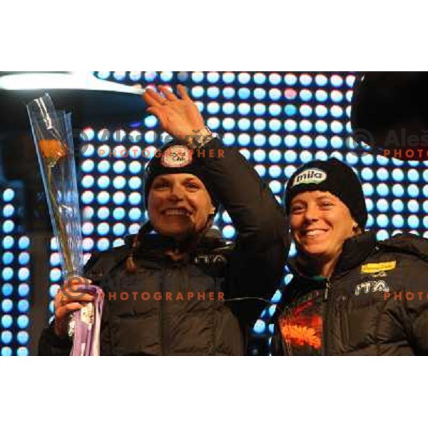at public draw of starting numbers for 45.Golden Fox- Zlata lisica giant slalom held at Trg Svobode in Maribor, Slovenia 9.1.2008 