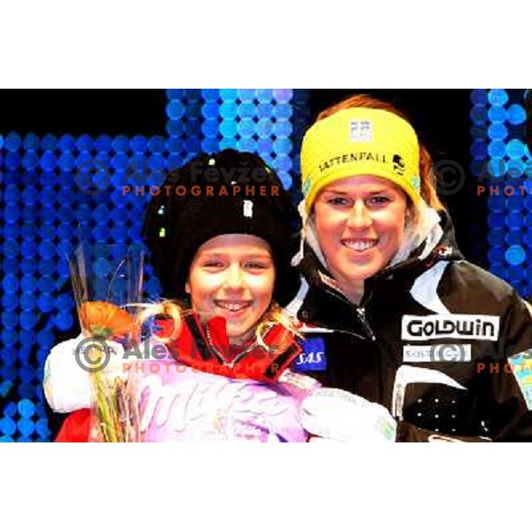 at public draw of starting numbers for 45.Golden Fox- Zlata lisica giant slalom held at Trg Svobode in Maribor, Slovenia 9.1.2008 