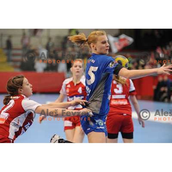Varlec at handball match in the womens Champions League , Krim Mercator - Nurnberg, 10.01.2009 Kodeljevo, Ljubljana 