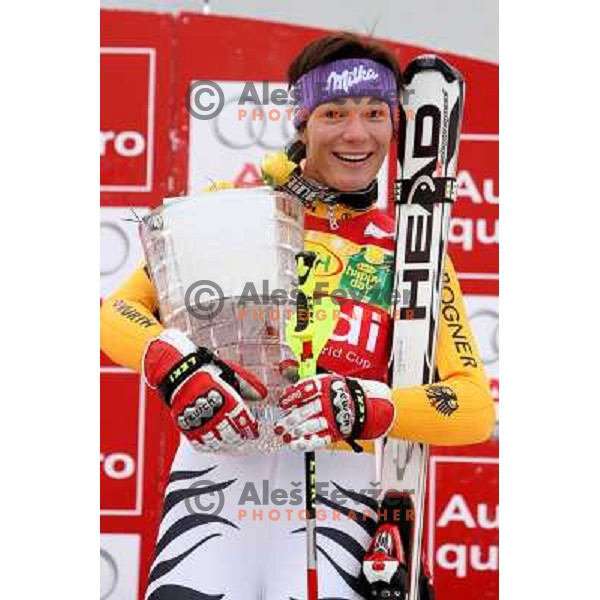 Winner of Golden fox trophy Maria Riesch (GER), Maribor, Slovenia 11.1.2009 