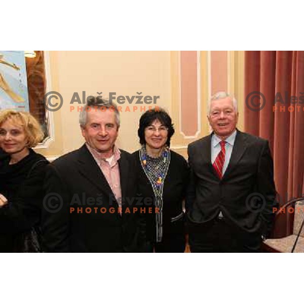 Receptiom of Franc Kangler, mayor of Maribor in honour of 45.Golden fox- Zlata Lisica , Maribor, Slovenia 10.1.2009 