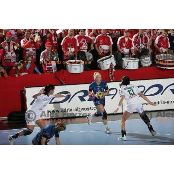 Golubic at handball match Krim Mercator- Gyori Audi Eto KC in EHF Championsleague, group II, played in Kodeljevo Hall, Ljubljana 7.2.2009. Gyori won 35:31 