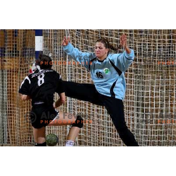 Branka Zec at handball match RK Olimpija (SLO)-Jedinstvo Tuzla (BiH) in European Cup, played in Hala Tivoli, Ljubljana 8.2.2009. Rk Olimpija won 37:21 