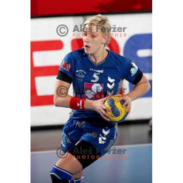 Diana Golubic at handball match Krim Mercator- Gyori Audi Eto KC in EHF Championsleague, group II, played in Kodeljevo Hall, Ljubljana 7.2.2009. Gyori won 35:31 