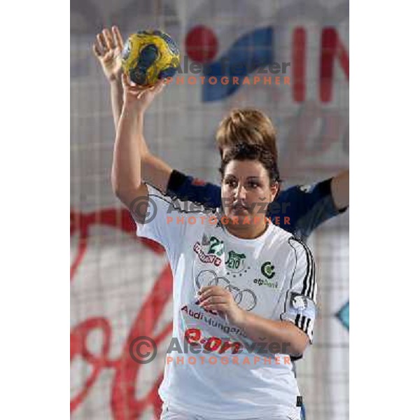 Szabina Mayer at handball match Krim Mercator- Gyori Audi Eto KC in EHF Championsleague, group II, played in Kodeljevo Hall, Ljubljana 7.2.2009. Gyori won 35:31 