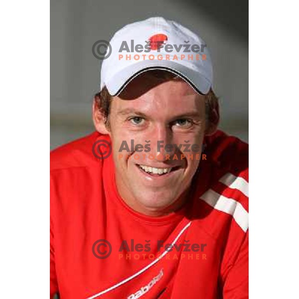 Gregor Zemlja, top slovenian tennis player, Kranj 2009 