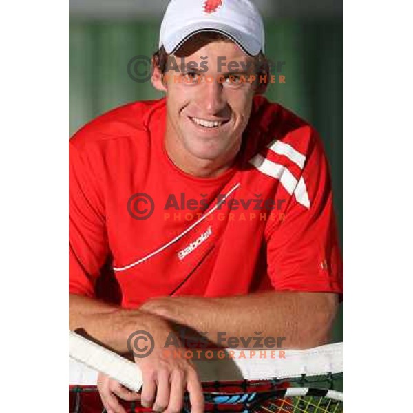 Gregor Zemlja, top slovenian tennis player, Kranj 2009 