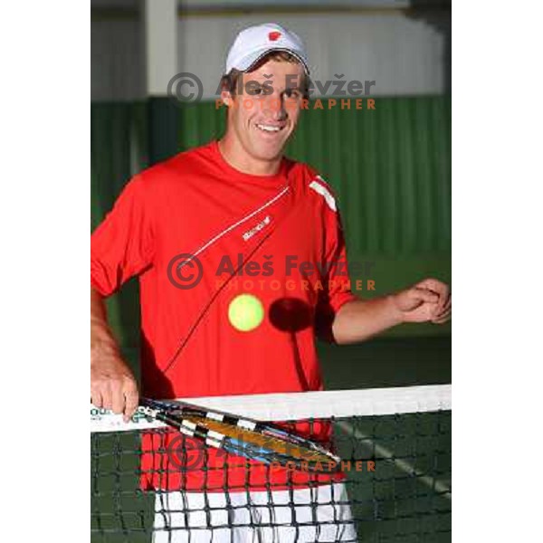 Gregor Zemlja, top slovenian tennis player, Kranj 2009 