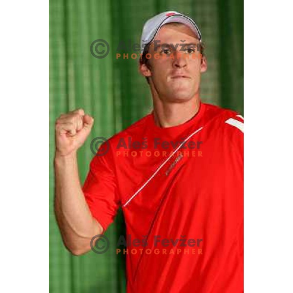Gregor Zemlja, top slovenian tennis player, Kranj 2009 