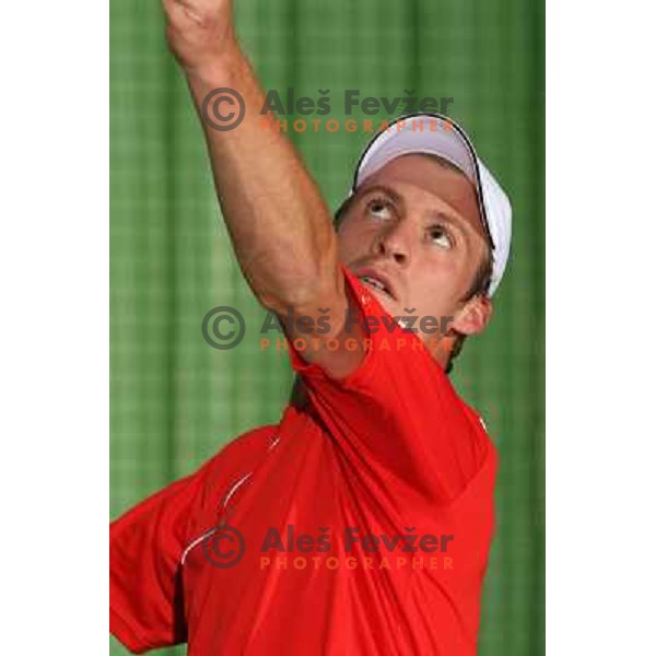 Gregor Zemlja, top slovenian tennis player, Kranj 2009 