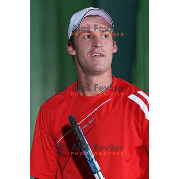 Gregor Zemlja, top slovenian tennis player, Kranj 2009 