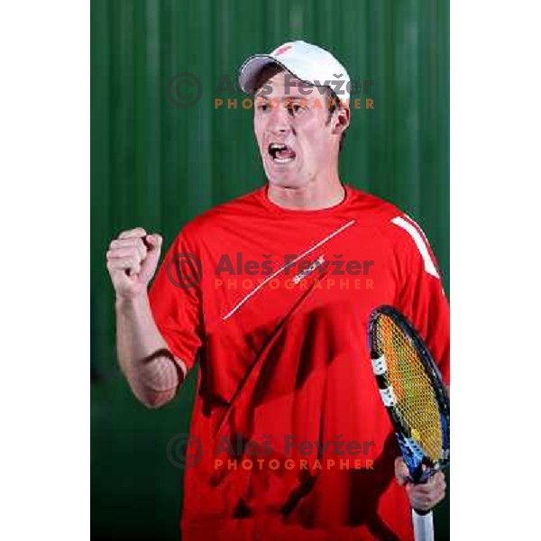 Gregor Zemlja, top slovenian tennis player, Kranj 2009 