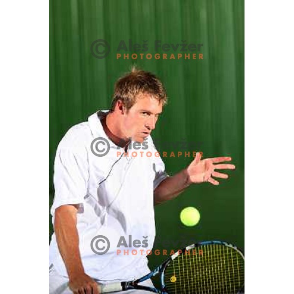 Gregor Zemlja, top slovenian tennis player, Kranj 2009 