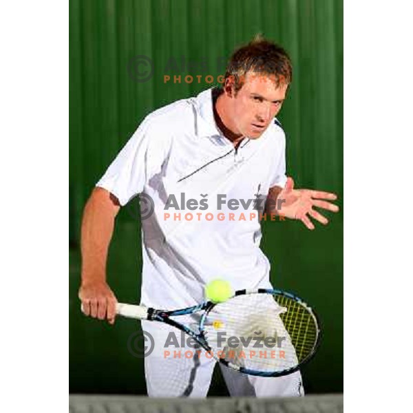 Gregor Zemlja, top slovenian tennis player, Kranj 2009 
