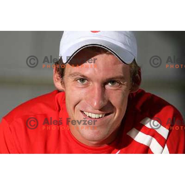 Gregor Zemlja, top slovenian tennis player, Kranj 2009 