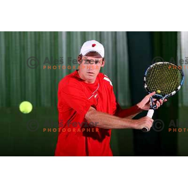 Gregor Zemlja, top slovenian tennis player, Kranj 2009 