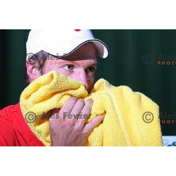 Gregor Zemlja, top slovenian tennis player, Kranj 2009 