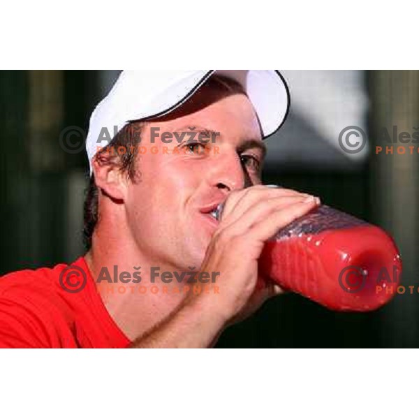 Gregor Zemlja, top slovenian tennis player, Kranj 2009 