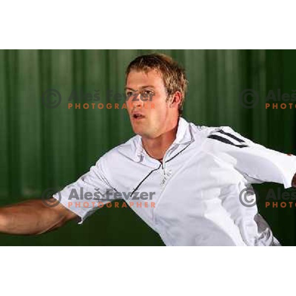 Gregor Zemlja, top slovenian tennis player, Kranj 2009 