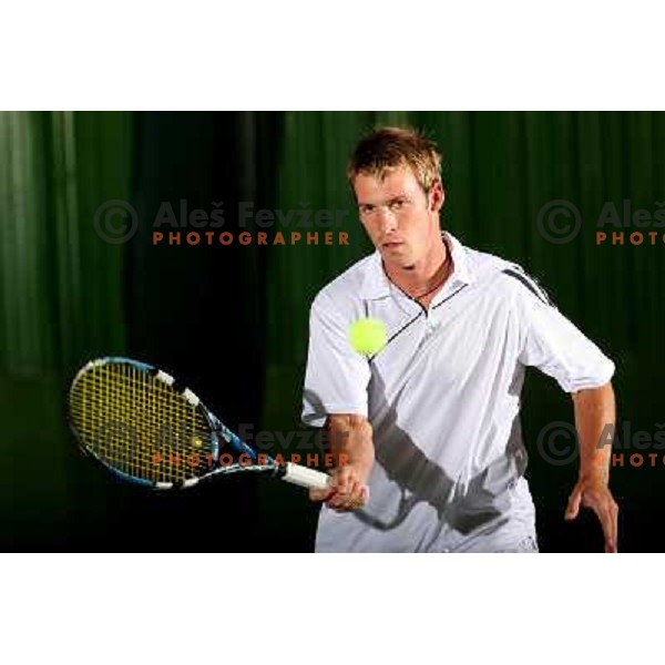 Gregor Zemlja, top slovenian tennis player, Kranj 2009 