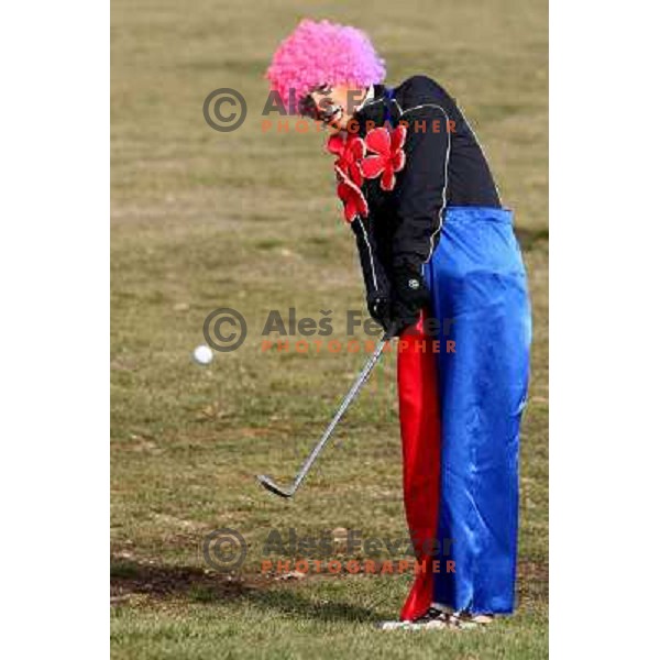 Carneval mask golf tournament , Lipica golf course, Slovenia 21.2.2009 