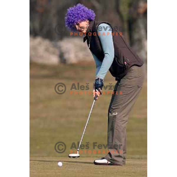 Carneval mask golf tournament , Lipica golf course, Slovenia 21.2.2009 