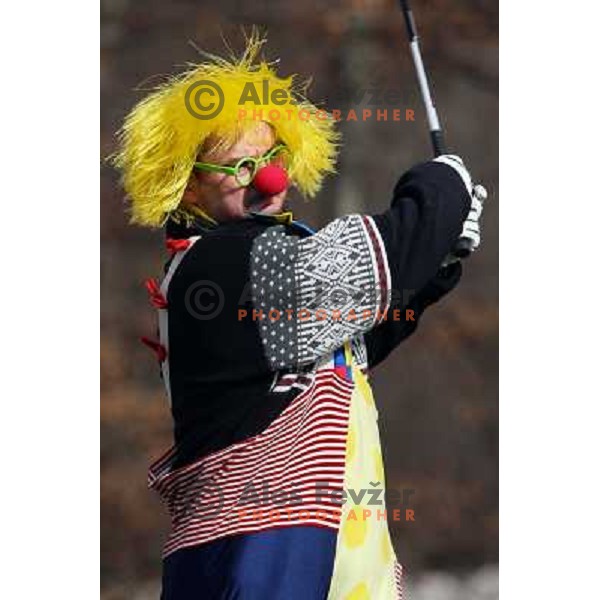 Carneval mask golf tournament , Lipica golf course, Slovenia 21.2.2009 