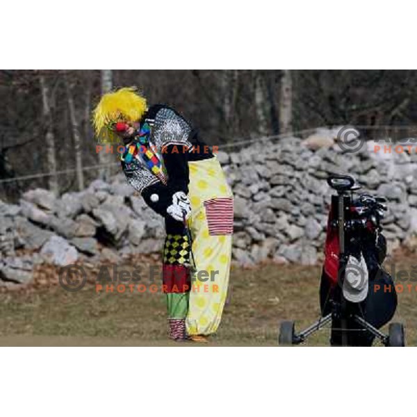 Carneval mask golf tournament , Lipica golf course, Slovenia 21.2.2009 