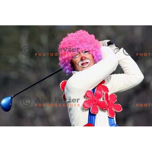Carneval mask golf tournament , Lipica golf course, Slovenia 21.2.2009 