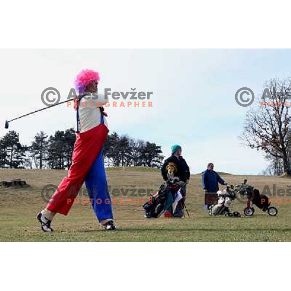 Carneval mask golf tournament , Lipica golf course, Slovenia 21.2.2009 