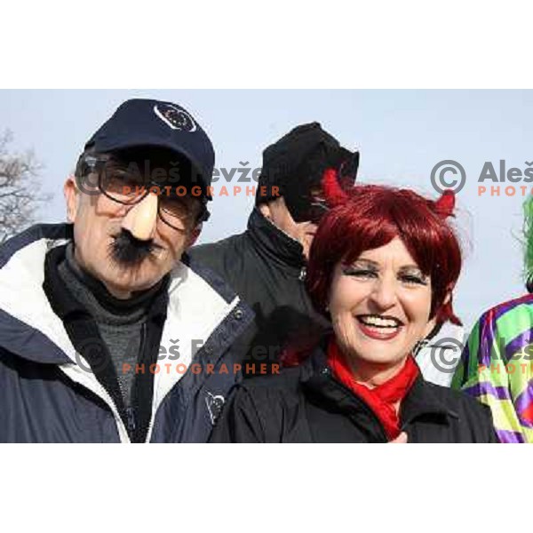 Carneval mask golf tournament , Lipica golf course, Slovenia 21.2.2009 