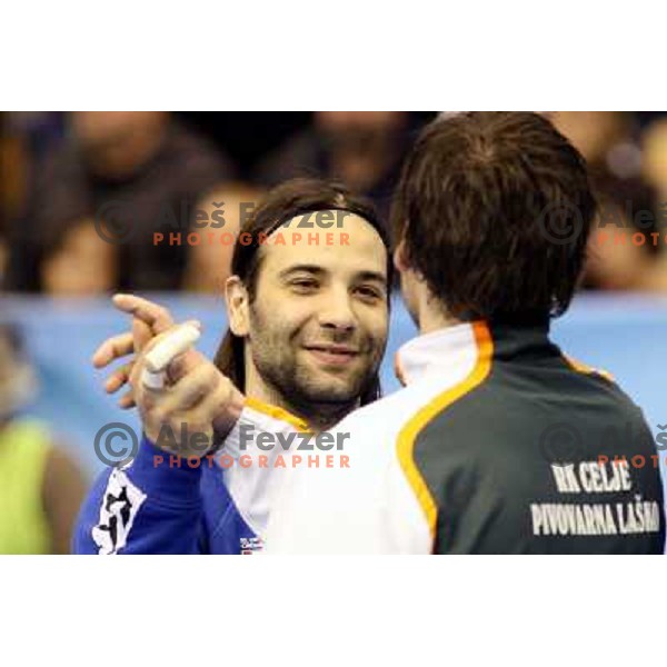 Ivano Balic at handball match Celje PL- Croatia Osiguranje Zagreb in EHF Champions league men group 2, played in Zlatorog Hall in Celje 21.2.2009. Croatia Osiguranje Zagreb won 25:22 