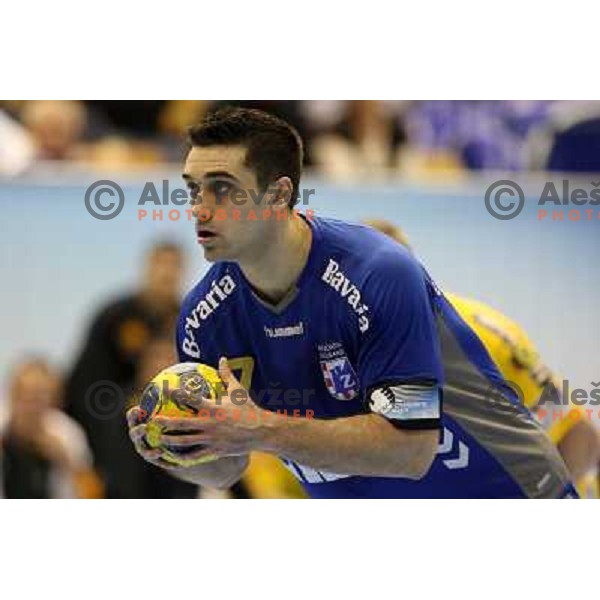 Lazarov at handball match Celje PL- Croatia Osiguranje Zagreb in EHF Champions league men group 2, played in Zlatorog Hall in Celje 21.2.2009. Croatia Osiguranje Zagreb won 25:22 