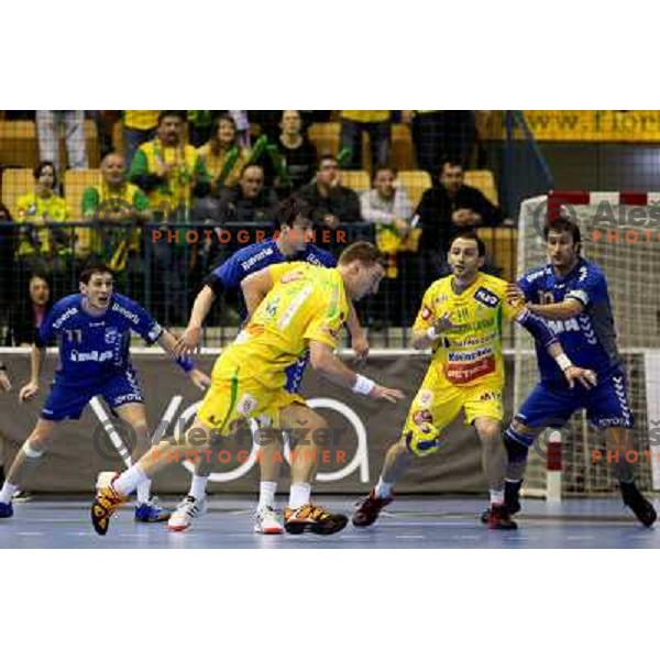 Kozliona at handball match Celje PL- Croatia Osiguranje Zagreb in EHF Champions league men group 2, played in Zlatorog Hall in Celje 21.2.2009. Croatia Osiguranje Zagreb won 25:22 