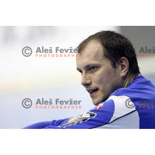 Rezar at handball match Celje PL- Croatia Osiguranje Zagreb in EHF Champions league men group 2, played in Zlatorog Hall in Celje 21.2.2009. Croatia Osiguranje Zagreb won 25:22 
