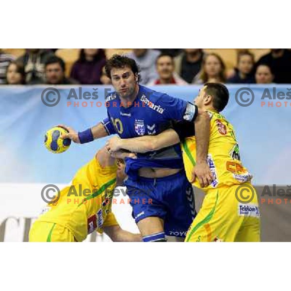 Igor Vori at handball match Celje PL- Croatia Osiguranje Zagreb in EHF Champions league men group 2, played in Zlatorog Hall in Celje 21.2.2009. Croatia Osiguranje Zagreb won 25:22 
