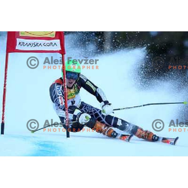 Ted Ligety (USA) during first run of giant slalom in Kranjska gora,Slovenia on 28.2.2009- Audi FIS World Cup race 