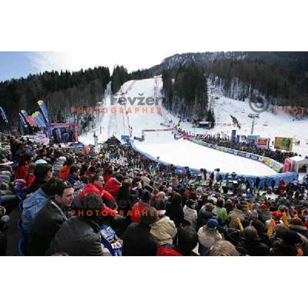  giant slalom in Kranjska gora,Slovenia on 28.2.2009- Audi FIS World Cup race 