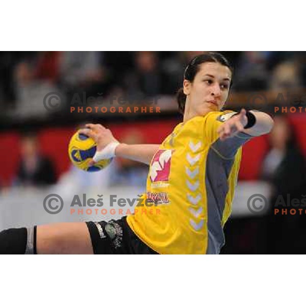 Lekic at handball match in the EHF Champions league, Krim Mercator - Oltchim Valcea ,28.02.2009 Kodeljevo, Ljubljana 