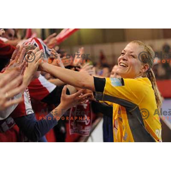 Cerar at handball match in the EHF Champions league, Krim Mercator - Oltchim Valcea ,28.02.2009 Kodeljevo, Ljubljana 
