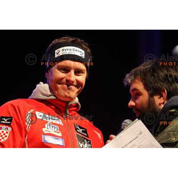 Ivica Kostelic (CRO) at Public Draw of starting numbers for Audi FIS World Cup Slalom,Pokal Vitranc, Kranjska gora, Slovenia 28.2.2009 