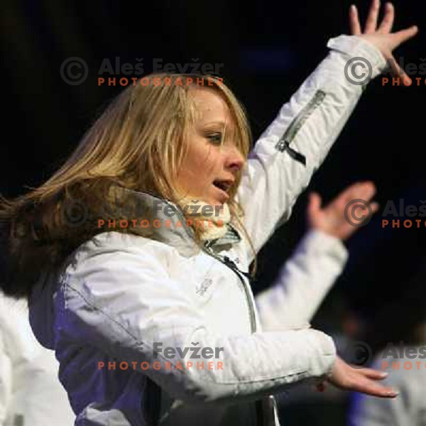 dance before concert, X-ploison of Fun, Kranjska Gora 28.2.2009 