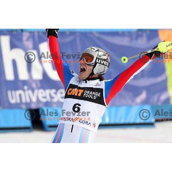 Julien Lizeroux (FRA) ,winner of Audi FIS World Cup Slalom,Pokal Vitranc, Kranjska gora, Slovenia 1.03.2009 