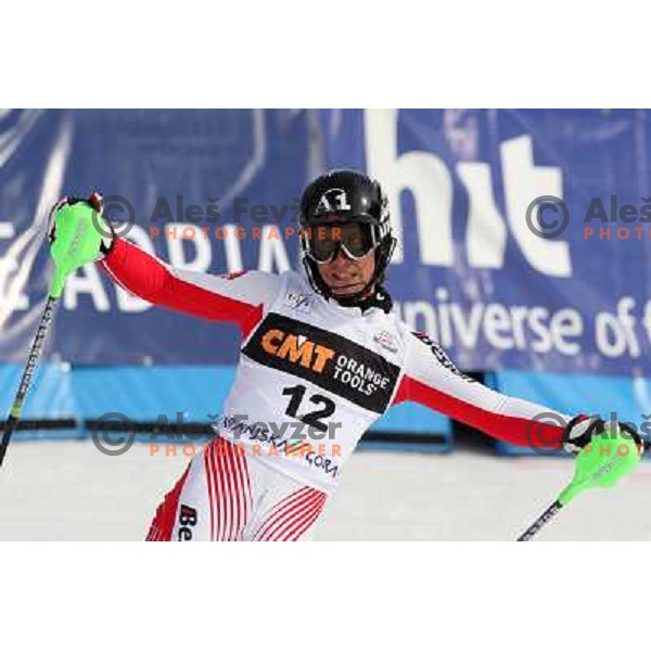 Marcel Hirscher (AUT) after second run of Audi FIS World Cup Slalom,Pokal Vitranc, Kranjska gora, Slovenia 1.03.2009 
