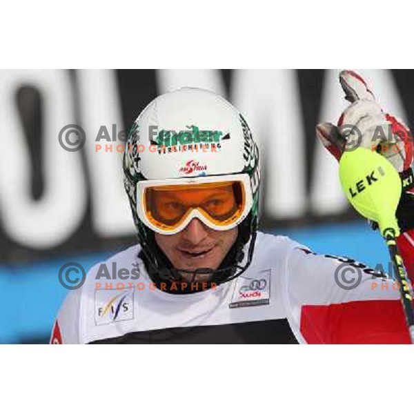 Manfred Pranger (AUT) at Audi FIS World Cup Slalom,Pokal Vitranc, Kranjska gora, Slovenia 1.03.2009 
