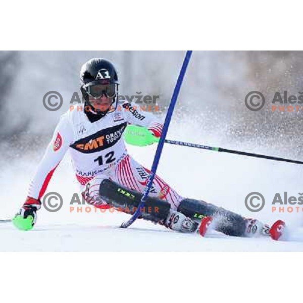 Marcel Hirscher (AUT) during first run of Audi FIS World Cup Slalom,Pokal Vitranc, Kranjska gora, Slovenia 1.03.2009 