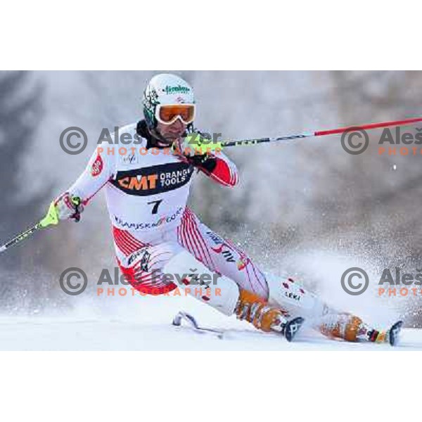 Manfred Pranger (AUT) at Audi FIS World Cup Slalom,Pokal Vitranc, Kranjska gora, Slovenia 1.03.2009 